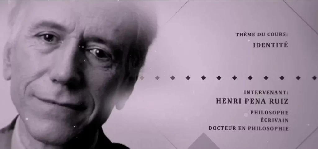 Identité - Henri Pena Ruiz